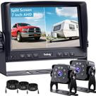 Câmera de backup Yakry Dual RV de 7 polegadas HD Split Split Truck