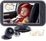 Câmera de Carro Bebê LeekoOluu 1080P HD - Visão Noturna 360°