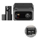 Câmera de Carro com Gravação Contínuar DDPAI Z60 4K Dual 3 Canais, GPS, 4G Ao Vivo