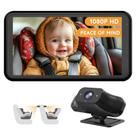 Câmera de carro de bebê Babyvue 1080P Monitor de 4,5 polegadas com visão noturna