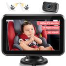 Câmera de Carro Itomoro 4,3" 1080P com Visão Noturna para Bebês - Monitoramento do Banco Traseiro