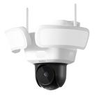 Câmera de holofote de segurança AOSU com fio 3K UHD 360 ao ar livre