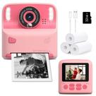 Câmera de impressão instantânea Amzelas para crianças com cartão de 32GB - rosa