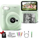 Câmera de impressão instantânea Gofunly Kids 32MP 1080P com cartão SD de 32GB