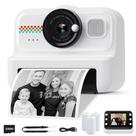 Câmera de impressão instantânea HiMont Kids 1080P HD com 3 rolos de papel