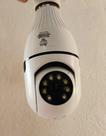 Camera de monitoramento com bocal tipo lâmpada 360 / 180