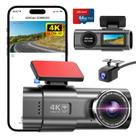 Câmera de painel de carro zhiroad 4K frontal e traseira com WiFi 64GB Câmera de painel de carro zhiroad 4K frontal e traseira com WiFi 64GB