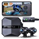Câmera de painel de motocicleta Vantrue F1 4K frontal/traseira 1080P GPS 512GB Câmera de painel de motocicleta Vantrue F1 4K frontal/traseira 1080P GPS 512GB