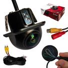Câmera de Ré Automotiva Modelo Tartaruga 160 AHD CVBS Olho de Peixe Visão Noturna IP67 Universal 12V