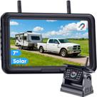 Câmera de ré sem fio solar Rohent A70, DVR 7" 1080P