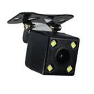 Camera de ré visao noturna 4leds mini quadrada - FIRST OPTION