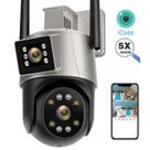 Câmera de Segurança 2 em 1 Abuntu Camera Fixa + Móvel, Zoom, Giro, WIFI, Visão Noturna e Resistente a Água