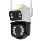 Câmera de Segurança 2 em 1 Abuntu Camera Fixa + Móvel, Zoom, Visão Noturna e Resistente a Água