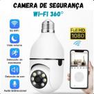 Câmera de Segurança 360 visão detalhada em ambientes internos e externos