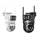 Câmera De Segurança a Prova de água Lente Dupla APP YOOSEE IP66 Camera IP WiFi 360 COR:aleatorio