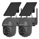 Câmera de Segurança ARCCTV 4MP Solar Sem Fio para Área Externa - Kit com 2 Unidades