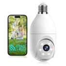 Câmera de segurança com lâmpada Rocktone Wireless Outdoor 5G
