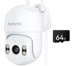 Câmera de segurança embaça 2K Outdoor 360 PTZ com visão noturna colorida