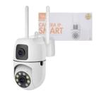 Câmera de Segurança Inteligente duas Lentes e duas Antenas Câmera de Segurança Inteligente duas Lentes e duas Antenas