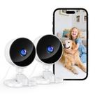 Câmera de Segurança Interna YOTON WS01 2 Unidades WiFi 1080p
