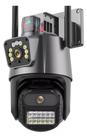 Câmera de Segurança Ip 360º Jgl P11 Wifi Easy Real-Time Lente Dupla Visão 4K