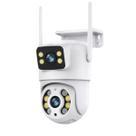Câmera de Segurança IP Externa Wifi 6MP Visão Noturna Dual-Lens