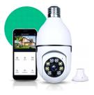 Camera De Segurança Ip Inteligente Lampada Panoramica App Yoosee Wifi Espiã Giratoria 360º