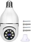 Câmera de Segurança IP Lâmpada WiFi Full HD 1080p, Prova Dágua, Giratória ecom Visão Noturna Infravermelha 1080p, Bivolt, Detecção de Movimento, Áudi