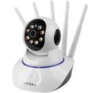 Camera de Seguranca IP Satellite CAM006 com 5 Antenas Wifi - Branco/Preto Camera de Seguranca IP Satellite CAM006 com 5 Antenas Wifi - Branco/Preto