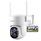 Câmera de segurança Kittyhok Dual Lens PTZ 2K FHD Wireless