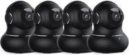 Câmera de Segurança Litokam 2K Indoor 360° - Pacote com 4 - Detecção de Movimento