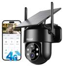 Câmera de segurança LITYMOL 4G LTE Solar 2K Wireless Outdoor