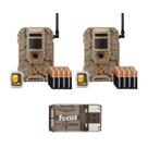 Câmera de segurança MUDDY Mitigator 2.0 24MP 720p Brown, pacote com 2 Câmera de segurança MUDDY Mitigator 2.0 24MP 720p Brown, pacote com 2