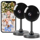 Câmera de segurança Owltron 4MP, pacote com 2 unidades, WiFi 24/7, armazenamento em nuvem