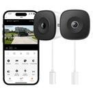 Câmera de Segurança para Janela HOMIQ LIFE 2K, Kit com 2, WiFi
