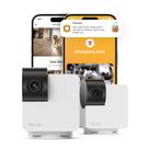 Câmera de Segurança Petcube Cam 360 - Pacote com 2 Unidades - Vídeo HD 1080p