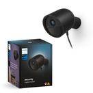Câmera de segurança Philips Hue Secure Wired 1080P HD preta