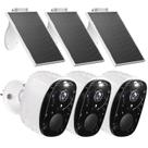 Câmera de segurança solar externa sem fio RICHCHO 2K WiFi x3 Câmera de segurança solar externa sem fio RICHCHO 2K WiFi x3