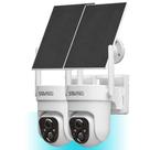 Câmera de segurança SOVMIKU Vicohome 2CQ4 2K AI Solar Wireless