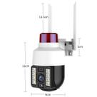 Camera De Segurança Speed Dome HD 1080p Com Visão Noturna, Movimento, Rotação, Alerta e WIFI