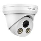 Câmera de segurança VIKVIZ 4MP PoE IP colorida com microfone de 98 pés Câmera de segurança VIKVIZ 4MP PoE IP colorida com microfone de 98 pés