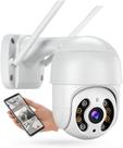 Câmera de Segurança Wi-Fi Externa IP A8 Prova dÁgua com Visão Noturna Infravermelha e Monitoramento em Tempo Real Pre