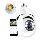 Câmera De Segurança WiFi Espia IP Lampada 360 Giratoria Detector Sensor Captura Movimento
