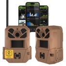Câmera de Trilha Moultrie Edge 3 40MP HD 1080p GPS Kit com 2 Unidades