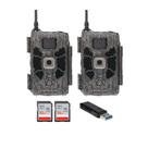 Câmera de trilha Stealth Cam Deceptor 40MP 1440p kit com 2 unidades