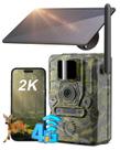 Câmera de trilha Xega 4G Solar 2K GPS 7800mAh Visão noturna