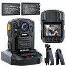 Câmera de vídeo BOBLOV D7 2K 128GB GPS IP67 à prova d'água