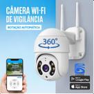 Câmera de Vigilância 1080p Cor Branco Alta Qualidade
