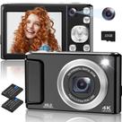 Câmera Digital Bofypoo 48MP 4K - Autofocus, 16x Zoom e 32GB