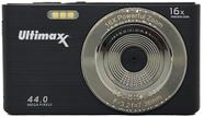 Câmera Digital Compacta Ultimaxx 44MP - Zoom 16x e 32GB SD
